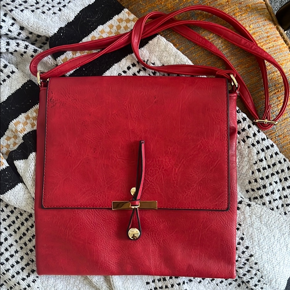 Red Crossbody Bag